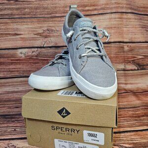 Sperry Silver Sparkle Shoes Size 8 1/2